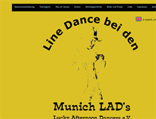 Tablet Screenshot of munich-lads.de